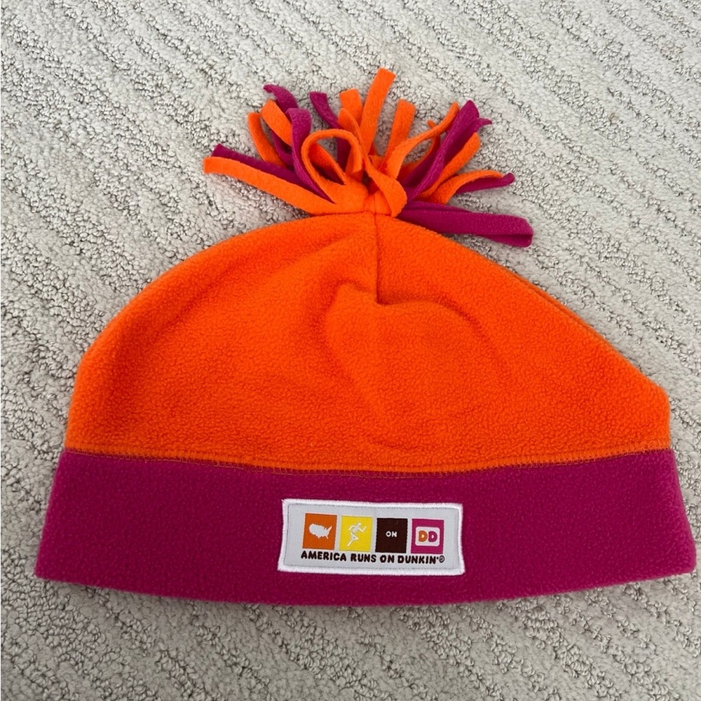 Dunkin Donuts Beenie Fleece Hat EUC